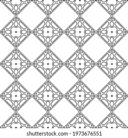 
 Geometric vector pattern with triangular elements. abstract ornament for wallpapers and backgrounds. Black and white colors.