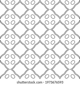 
 Geometric vector pattern with triangular elements. abstract ornament for wallpapers and backgrounds. Black and white colors.