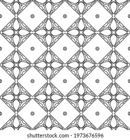 
 Geometric vector pattern with triangular elements. abstract ornament for wallpapers and backgrounds. Black and white colors.