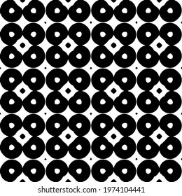  Geometric vector pattern with triangular elements. abstract ornament for wallpapers and backgrounds. Black and white colors.