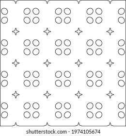  Geometric vector pattern with triangular elements. abstract ornament for wallpapers and backgrounds. Black and white colors.