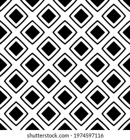  Geometric vector pattern with triangular elements. abstract ornament for wallpapers and backgrounds. Black and white colors.