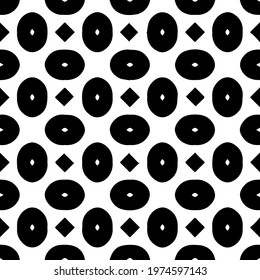  Geometric vector pattern with triangular elements. abstract ornament for wallpapers and backgrounds. Black and white colors.