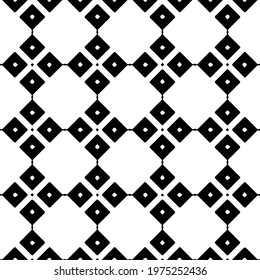  Geometric vector pattern with triangular elements. abstract ornament for wallpapers and backgrounds. Black and white colors.