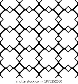  Geometric vector pattern with triangular elements. abstract ornament for wallpapers and backgrounds. Black and white colors.