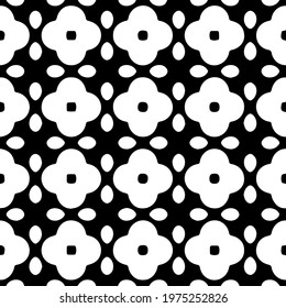  Geometric vector pattern with triangular elements. abstract ornament for wallpapers and backgrounds. Black and white colors.