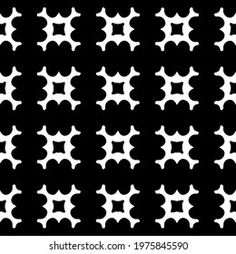  Geometric vector pattern with triangular elements. abstract ornament for wallpapers and backgrounds. Black and white colors.