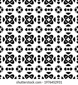  Geometric vector pattern with triangular elements. abstract picture for wallpapers and backgrounds. Black and white ornament.