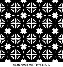  Geometric vector pattern with triangular elements. abstract picture for wallpapers and backgrounds. Black and white ornament.