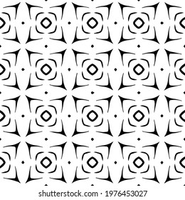  Geometric vector pattern with triangular elements. abstract picture for wallpapers and backgrounds. Black and white ornament.
