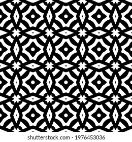  Geometric vector pattern with triangular elements. abstract picture for wallpapers and backgrounds. Black and white ornament.
