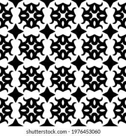  Geometric vector pattern with triangular elements. abstract picture for wallpapers and backgrounds. Black and white ornament.