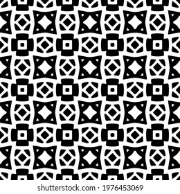  Geometric vector pattern with triangular elements. abstract picture for wallpapers and backgrounds. Black and white ornament.