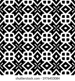  Geometric vector pattern with triangular elements. abstract picture for wallpapers and backgrounds. Black and white ornament.