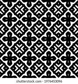  Geometric vector pattern with triangular elements. abstract picture for wallpapers and backgrounds. Black and white ornament.