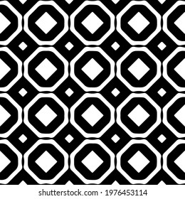  Geometric vector pattern with triangular elements. abstract picture for wallpapers and backgrounds. Black and white ornament.