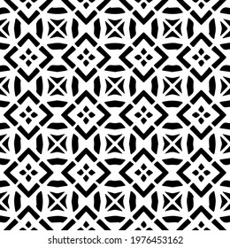  Geometric vector pattern with triangular elements. abstract picture for wallpapers and backgrounds. Black and white ornament.
