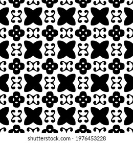  Geometric vector pattern with triangular elements. abstract picture for wallpapers and backgrounds. Black and white ornament.