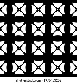  Geometric vector pattern with triangular elements. abstract picture for wallpapers and backgrounds. Black and white ornament.
