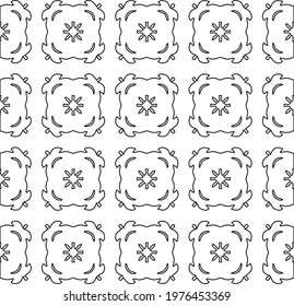  Geometric vector pattern with triangular elements. abstract picture for wallpapers and backgrounds. Black and white ornament.