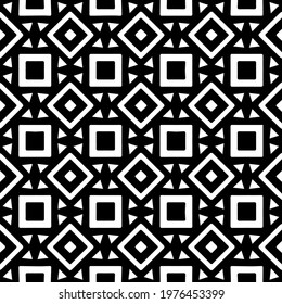  Geometric vector pattern with triangular elements. abstract picture for wallpapers and backgrounds. Black and white ornament.