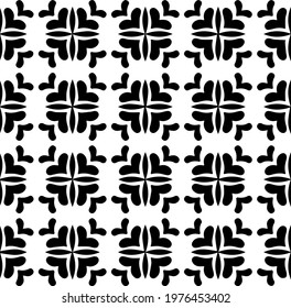  Geometric vector pattern with triangular elements. abstract picture for wallpapers and backgrounds. Black and white ornament.

