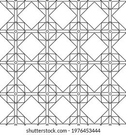  Geometric vector pattern with triangular elements. abstract picture for wallpapers and backgrounds. Black and white ornament.