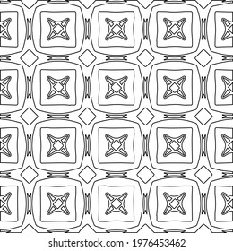  Geometric vector pattern with triangular elements. abstract picture for wallpapers and backgrounds. Black and white ornament.