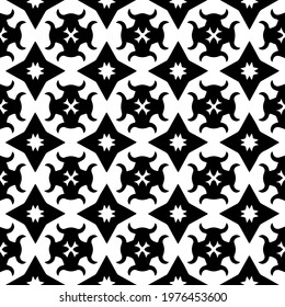  Geometric vector pattern with triangular elements. abstract picture for wallpapers and backgrounds. Black and white ornament.