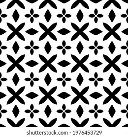  Geometric vector pattern with triangular elements. abstract picture for wallpapers and backgrounds. Black and white ornament.
