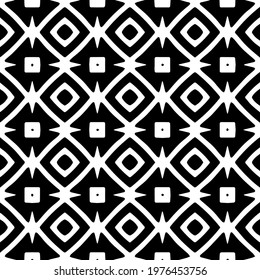  Geometric vector pattern with triangular elements. abstract picture for wallpapers and backgrounds. Black and white ornament.