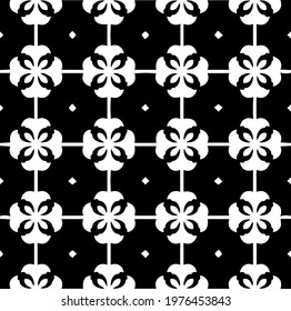  Geometric vector pattern with triangular elements. abstract picture for wallpapers and backgrounds. Black and white ornament.
