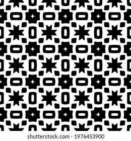  Geometric vector pattern with triangular elements. abstract picture for wallpapers and backgrounds. Black and white ornament.