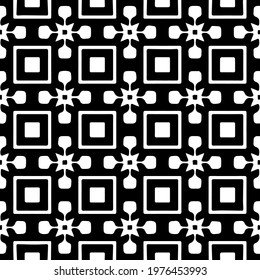  Geometric vector pattern with triangular elements. abstract picture for wallpapers and backgrounds. Black and white ornament.