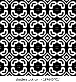  Geometric vector pattern with triangular elements. abstract picture for wallpapers and backgrounds. Black and white ornament.