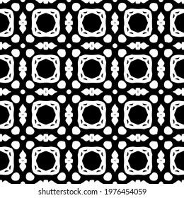  Geometric vector pattern with triangular elements. abstract picture for wallpapers and backgrounds. Black and white ornament.