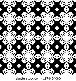  Geometric vector pattern with triangular elements. abstract picture for wallpapers and backgrounds. Black and white ornament.
