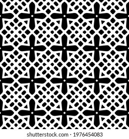  Geometric vector pattern with triangular elements. abstract picture for wallpapers and backgrounds. Black and white ornament.