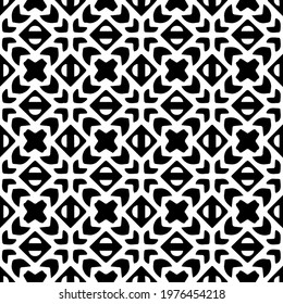  Geometric vector pattern with triangular elements. abstract picture for wallpapers and backgrounds. Black and white ornament.
