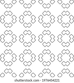  Geometric vector pattern with triangular elements. abstract picture for wallpapers and backgrounds. Black and white ornament.