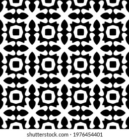  Geometric vector pattern with triangular elements. abstract picture for wallpapers and backgrounds. Black and white ornament.