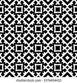  Geometric vector pattern with triangular elements. abstract picture for wallpapers and backgrounds. Black and white ornament.