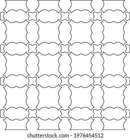  Geometric vector pattern with triangular elements. abstract picture for wallpapers and backgrounds. Black and white ornament.