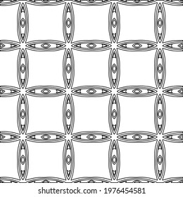  Geometric vector pattern with triangular elements. abstract picture for wallpapers and backgrounds. Black and white ornament.