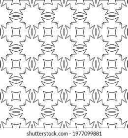  Geometric vector pattern with triangular elements. abstract picture for wallpapers and backgrounds. Black and white ornament.
