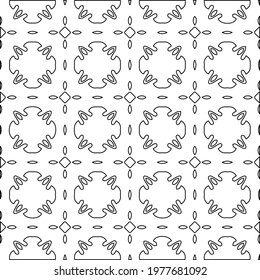 Geometric vector pattern with triangular elements. abstract picture for wallpapers and backgrounds. Black and white ornament.