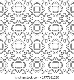 Geometric vector pattern with triangular elements. abstract picture for wallpapers and backgrounds. Black and white ornament.