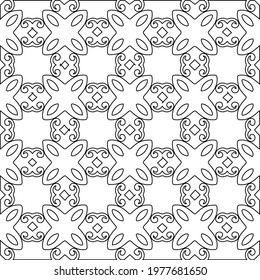  Geometric vector pattern with triangular elements. abstract picture for wallpapers and backgrounds. Black and white ornament.