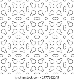  Geometric vector pattern with triangular elements. abstract picture for wallpapers and backgrounds. Black and white ornament.

