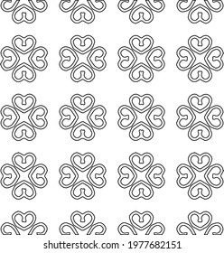  Geometric vector pattern with triangular elements. abstract picture for wallpapers and backgrounds. Black and white ornament.